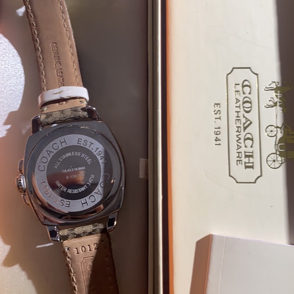 Coach Monogram Leather Watch - Picture 5 of 8